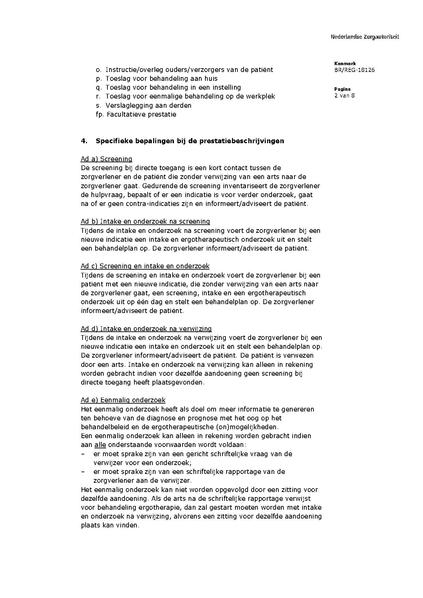 Bestand:Prestatiebeschrijvingen voor ergotherapie.pdf