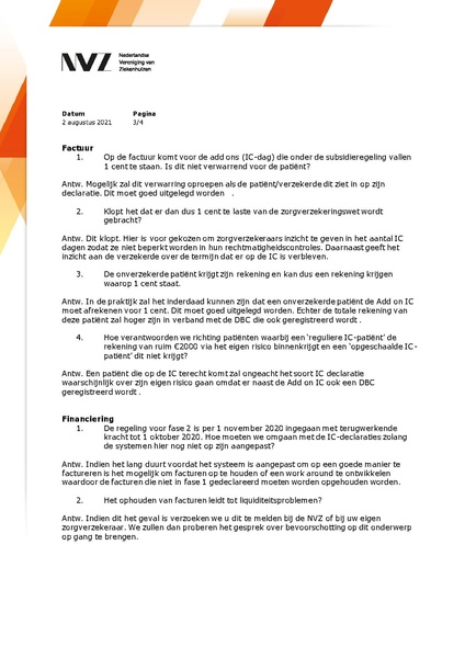 Bestand:Notitie NVZ - QA IC registratie BvE.pdf